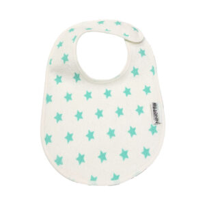 Σαλιάρα με velcro αστεράκια βεραμάν 907